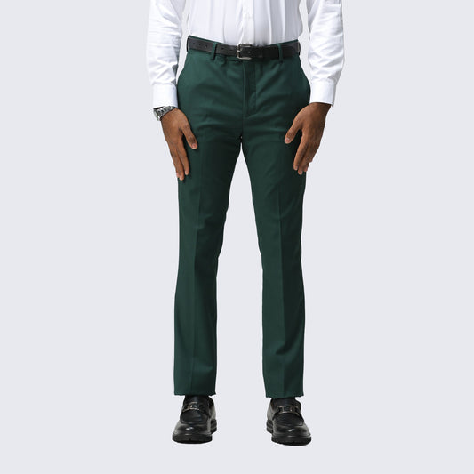 Mens Green Dress Pants Skinny Fit