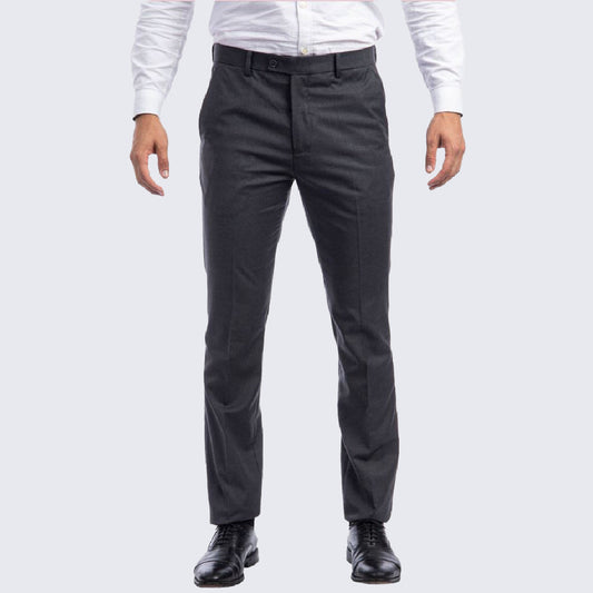 Mens Charcoal Gray Dress Pants Skinny Fit