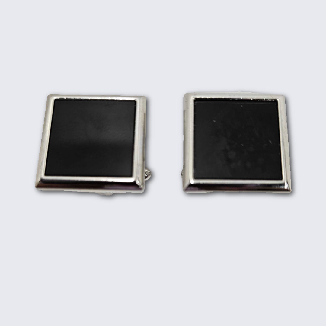 Onyx Silver Square Formal Set