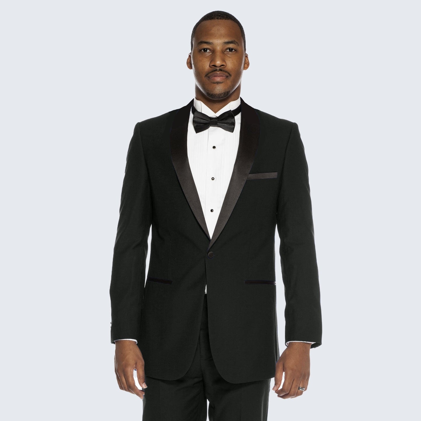 [DISCOUNTED] Black Tuxedo Slim Fit with Shawl Lapel - Limited Sizes